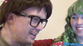 Amateur Blonde Babe Sara Knight Sucks Off Her Man's Dick in POV Style