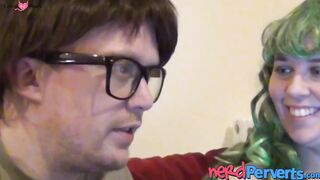 Amateur Blonde Babe Sara Knight Sucks Off Her Man's Dick in POV Style