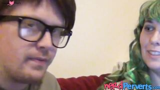 Amateur Blonde Babe Sara Knight Sucks Off Her Man's Dick in POV Style