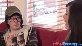 Brooklyn Madisson's Neighborhood Freak - POV Blowjob & Riding on Big Dick