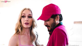 Big Juice Sausage - Hot MILF Fucks Her Step-Son's Best Friend
