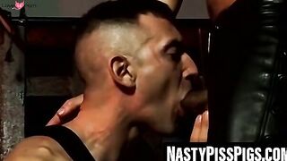 Rough Anal Pounding - Bondage Domination with Throat Fuck & Rimming