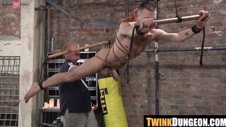 Dominatrix Older Woman Submits barely legal Man In BDSM Bondage Session