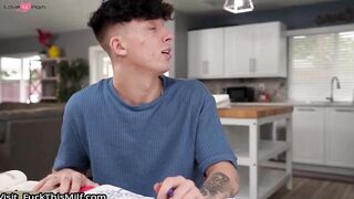 Stepsisters Share Their Stepdad's Big Dick In Threesome