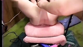 Extreme Stuffed Pussies - Bound Submissive Girl Fucked Hard By Dominant Couple