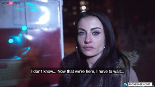 Public Flashers - Spanish Milf Exposes Huge Boobs In Public