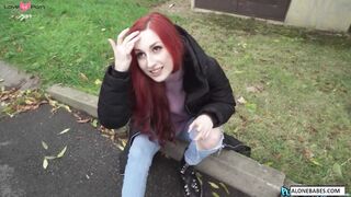 Redheaded Babe Riding For Cash - Erotic Roleplay with Facial