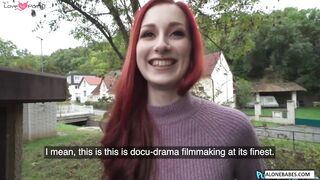Redheaded Babe Riding For Cash - Erotic Roleplay with Facial