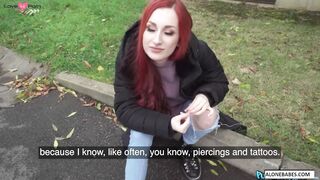 Redheaded Babe Riding For Cash - Erotic Roleplay with Facial