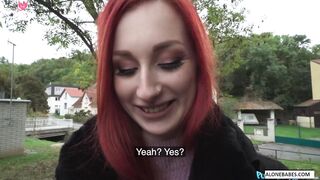Redheaded Babe Riding For Cash - Erotic Roleplay with Facial