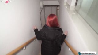 Redheaded Babe Riding For Cash - Erotic Roleplay with Facial