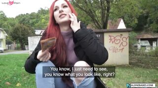 Redheaded Babe Riding For Cash - Erotic Roleplay with Facial