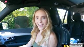 Public Teen Blowjob Spectacle - Athena Fleur Gets Covered In Semen