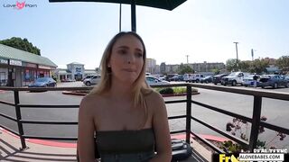 Public Teen Blowjob Spectacle - Athena Fleur Gets Covered In Semen