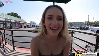 Public Teen Blowjob Spectacle - Athena Fleur Gets Covered In Semen