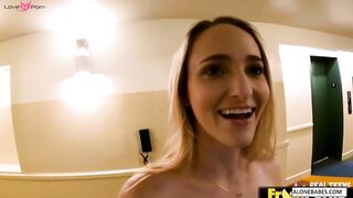 Public Teen Blowjob Spectacle - Athena Fleur Gets Covered In Semen