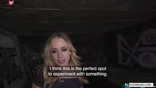 Tunnel Sex Adventure - Creamped By A Huge Dick