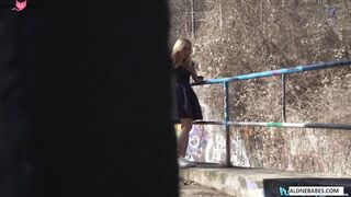 Tunnel Sex Adventure - Creamped By A Huge Dick