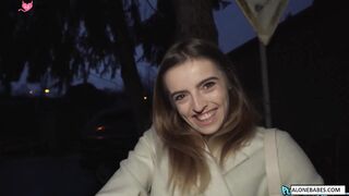 Frenchie Bombshell - French Maid Roleplay with Hot Blonde Teen Fucked Hard by Older Man