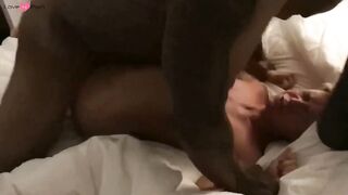 Blond MILF Sensationnelly Fucked Hard by Black Guy in Top Shape
