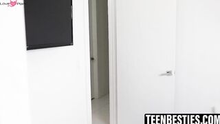 Bff's Share A Threesome With Hunk In Hardcore Action
