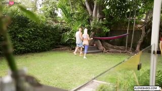 Post-Jogging Sweaty Lingerie Fitness Babe Gets Pounded Hard By Her Personal Trainer