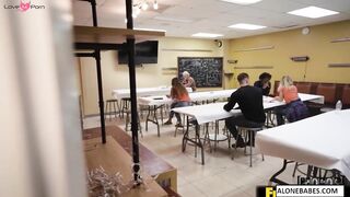 Public Night School Freaks - Emma Bugg & Victor Ray in Mofos