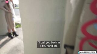 Brit Bombshell Rides Big Dick - Hardcore Anal Threesome