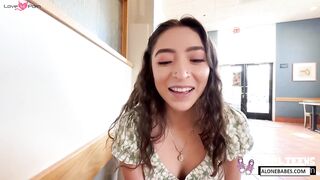 Public Creampie Surprise! Amber Summer Gets Fucked Outdoors