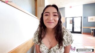 Public Creampie Surprise! Amber Summer Gets Fucked Outdoors