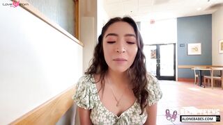 Public Creampie Surprise! Amber Summer Gets Fucked Outdoors