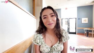 Public Creampie Surprise! Amber Summer Gets Fucked Outdoors