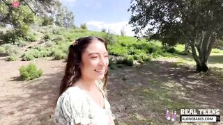 Public Creampie Surprise! Amber Summer Gets Fucked Outdoors