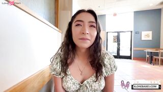 Public Creampie Surprise! Amber Summer Gets Fucked Outdoors