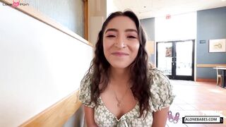 Public Creampie Surprise! Amber Summer Gets Fucked Outdoors