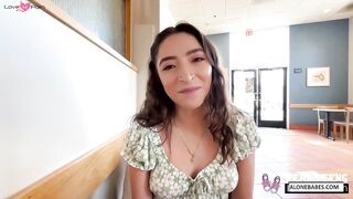 Public Creampie Surprise! Amber Summer Gets Fucked Outdoors