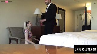 UK Sub Slut Arielle Aquina Gets Deviously Pleasured By Daddy