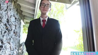 Tiny Petite Vixen Swallows Huge Dick in Fake Growth Pills Prank
