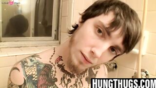 Hot Straight Dude Jacks Off His Big Dick Slowly - Solo Male Masturbation