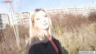 Spy-Free Zone - Pee Break in Public with Hot Blonde Babe