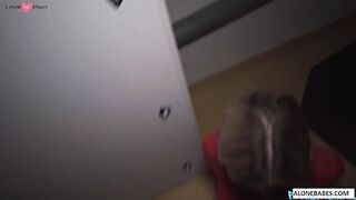 Spy-Free Zone - Pee Break in Public with Hot Blonde Babe