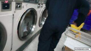 Ass-Pounding Laundry Fetish Anal Sex with Hot Couple