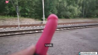 Sex Toy Sensation #1 - Hot Blonde Babe Uses Her New Vibrator To Orgasm