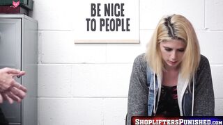 Rebellious Teen Babe Gets Creamped For Stealing Lingerie