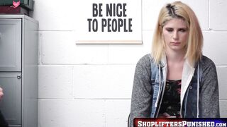 Rebellious Teen Babe Gets Creamped For Stealing Lingerie