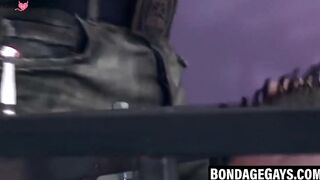 Muscle Punk's Bondage Dungeon - Fetish Domination with Anal Play