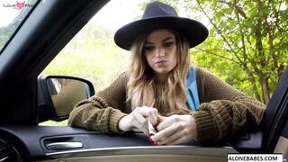 Huge Dick Hitch-Ride - Blonde Teen Sucks & Rides Biggest Dicks In Town