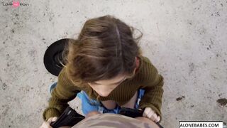 Huge Dick Hitch-Ride - Blonde Teen Sucks & Rides Biggest Dicks In Town