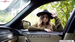 Huge Dick Hitch-Ride - Blonde Teen Sucks & Rides Biggest Dicks In Town