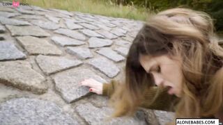 Huge Dick Hitch-Ride - Blonde Teen Sucks & Rides Biggest Dicks In Town